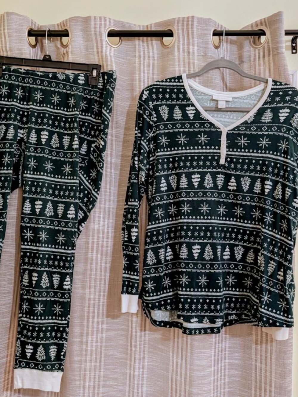 LC Christmas Fair Isle PJ Set XL Mat
